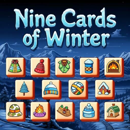 Play Nine Cards Of Winter - Free Online Game